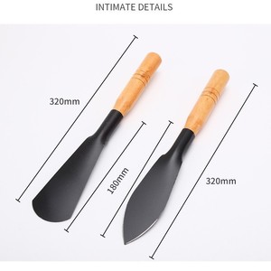 Gardening Shovel Metal Blade Black Handle For Digging Planting Flower Garden Use - Product Image 2