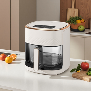 Freidora <span class=keywords><strong>de</strong></span> Aire Digital Inteligente sin Aceite <span class=keywords><strong>de</strong></span> 4.5L con Pantalla Visual <span class=keywords><strong>de</strong></span> Vidrio - Product Image 4