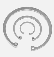 M8-M200 GB893 China Fastener Supplier Stainless Steel 304 C-Type Bore Retaining Ring Bearing Circlip