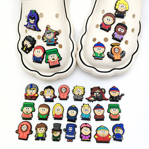 Breloques <span class=keywords><strong>de</strong></span> chaussures South Park personnalisées en PVC, style anime et dessin animé, luxueuses et mignonnes, pour organisateur <span class=keywords><strong>de</strong></span> bracelets, vente en gros 2026 - Product Image 4