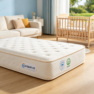 Materasso Premium per <span class=keywords><strong>Culla</strong></span> e Lettino per Bambini Certificato CertiPUR-US, Adatto a <span class=keywords><strong>Culla</strong></span> Standard e Lettino per Bambini di <span class=keywords><strong>Dimensioni</strong></span> Standard - Product Image 2