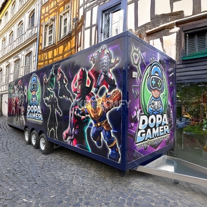 2025 Oferta de fábrica Camión móvil de fibra de vidrio a la venta Nuevo modelo Remolque de alimentos de tamaño pequeño con personalización de logotipo - Product Image 4