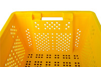 Caisse en plastique multifonctionnelle, caisse en maille PP, caisses de rangement pour légumes et fruits, caisses de manutention
