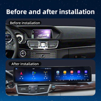 Système de lecteur DVD de voiture de 25,6 pouces, Carplay, YouTube, écran tactile, autoradio Android pour Mercedes E GLK W212 X204 09-15