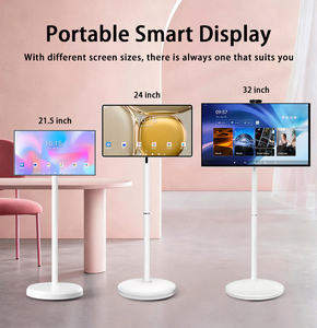 Pantalla Inteligente LED Blanca de 21.5/24/32 Pulgadas, 128GB, Full HD, con Batería, Android 15, TV Portátil, Pantalla Táctil In-cell, Modo Juego, Plegable - Product Image 6