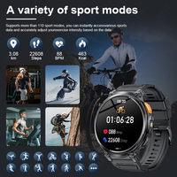 Reloj Inteligente LIGE BWK66 (10 Días de Batería) para Hombre, Contesta Llamadas, Linterna LED, Música, Monitor de Actividad Física, Compatible con Android e iOS