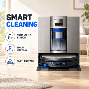 Aspirateur robot ECOVACS DEEBOT X12S OmniCyclone pour poils d'animaux, sols durs et tapis, vente en gros - Product Image 1