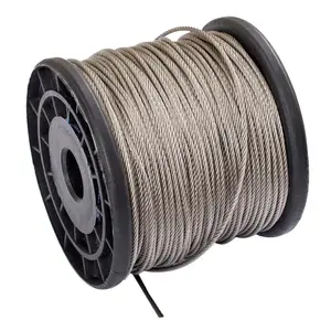 Nhà Máy bán hàng trực tiếp, sản xuất tại Trung Quốc thép không gỉ Strand Fine Wire 304 Rope Wire Rope cho câu cá