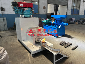 Risparmio energetico vite pressa carbone mattonella macchina per segatura legno impianto combustibile e foglie di lavorazione - Product Image 6
