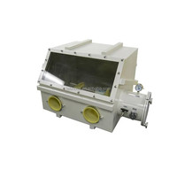 Caja de Guantes de Doble Cámara Labnova de Acero Inoxidable de Alta Resistencia con Bomba de Vacío Rotativa de Doble Etapa y Sistema de Purificación de Gases (H2O O2<1ppm)