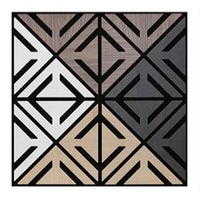 Panneau acoustique en fibre de polyester de 17 mm, panneau de décoration murale et de plafond absorbant le son, résistant à l'humidité, réduction du bruit, panneau en feutre