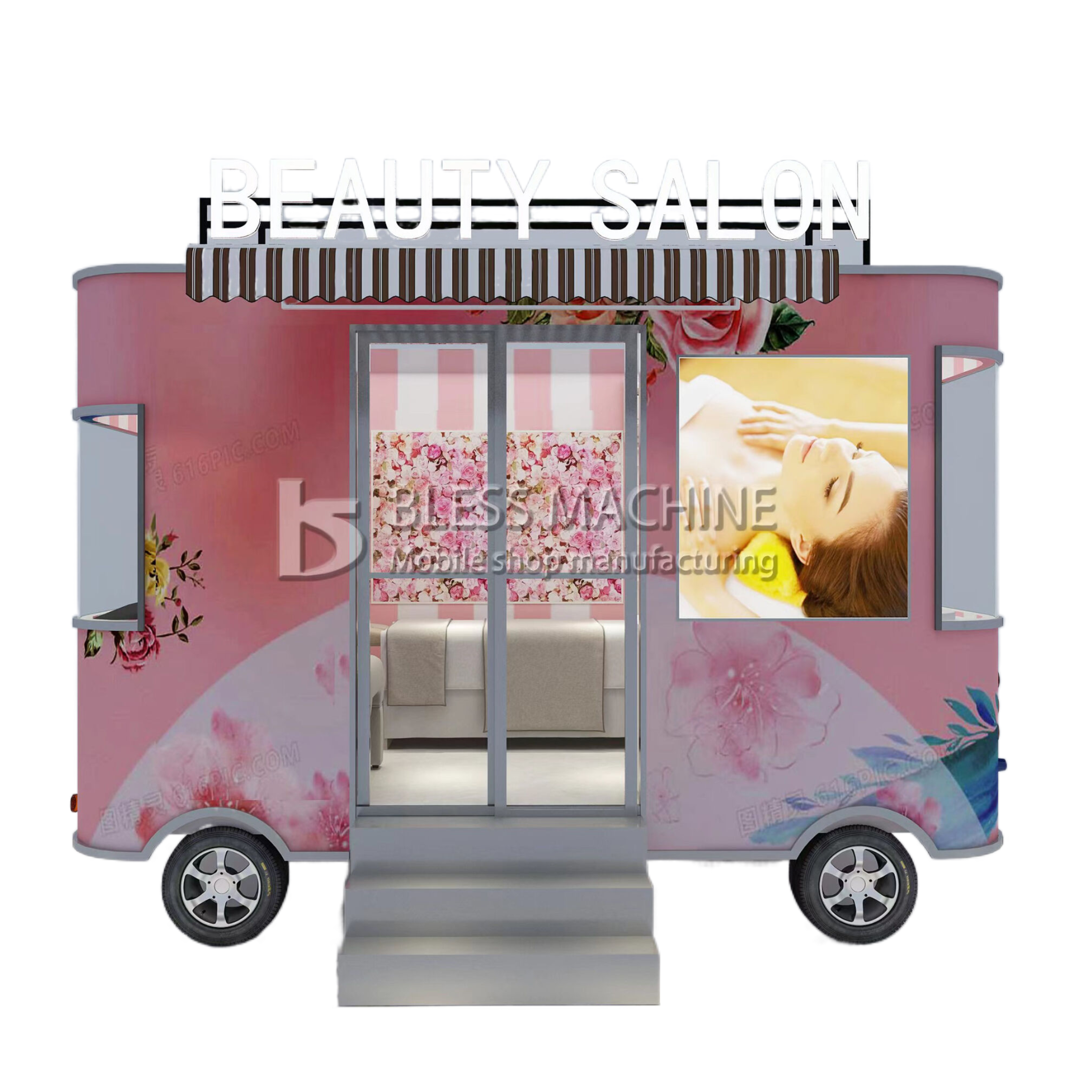 2022 new arrival hot selling factory outlet electric mobile beauty salon cosmetology skin care SPA van truck trailer