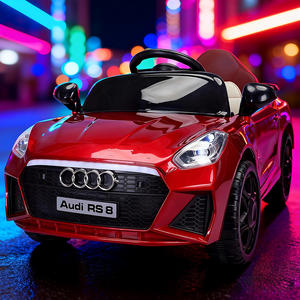 Voiture de sport télécommandée <span class=keywords><strong>Audi</strong></span> à double propulsion sous licence, batterie 6V, jouet pour enfants, voiture électrique à quatre roues, pour grands garçons et filles, poussette pour bébé - Product Image 2
