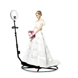 360 độ photo Booth máy ảnh bên Cung cấp photobooth tự động xoay máy ảnh video kim loại