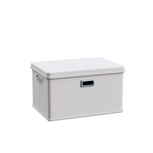 Clothing Organizer <b>Box</b> Large Capacity Light Gray Rectangle Standing Type With PP Board Washable Fabric - Product Image 2