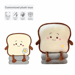 <span class=keywords><strong>Peluche</strong></span> Personalizzato di Alta Qualità OEM a Forma di Pane Tostato, Giocattolo Morbido e Carino, Produttore di <span class=keywords><strong>Peluche</strong></span> su Misura - Product Image 1