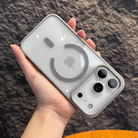 Focus pour iPhone 17 Pro Max Mat Transparent Magnétique Couverture Rigide PC TPU Clear Antichoc Back Case