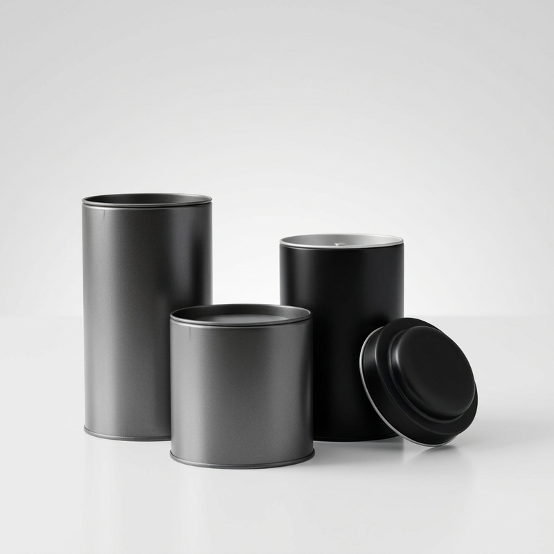Custom Food Grade Round Metal Coffee