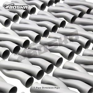 Tubo de Escape Universal 3D en Forma de Z para Todos los Modelos de Automóviles con Conexiones de 2.25'', 2.5'', 2.76'', 3'' y 3.5'' de Acero Inoxidable SUS304 - Product Image 6