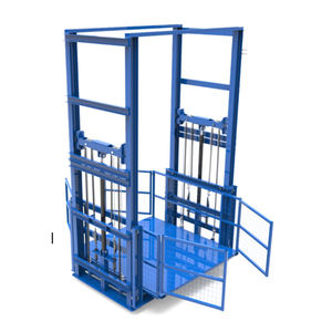 Monte-charge hydraulique électrique compact pour le transport <span class=keywords><strong>vertical</strong></span> sur deux étages dans les petits entrepôts et les espaces résidentiels - Product Image 4