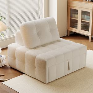 Moderno Sofá <span class=keywords><strong>Cama</strong></span> <span class=keywords><strong>Puff</strong></span> Extensible Multifuncional Sillón <span class=keywords><strong>Plegable</strong></span> Para Sentarse y Dormir Mueble de Salón Individual Para Apartamentos Pequeños - Product Image 2