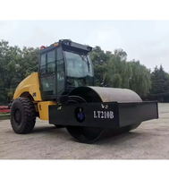 Rouleau compacteur simple tambour LT210B 10 tonnes, machine vibrante 280N/cm pour les chantiers de construction, les routes minières et les opérations de compactage