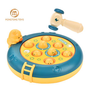 Ratones interactivos para padres e hijos, partidos eléctricos de 360 grados giran música iluminada Whack A Mole, juguetes de juego - Product Image 1