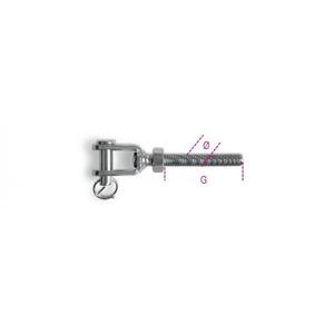 เบต้า-082100405 Robur-ขากรรไกร turnbuckle, สแตนเลส316 Aisi (หลายแพ็ค)-องค์ประกอบ8054809224572สำหรับการแก้ไข - Product Image 1