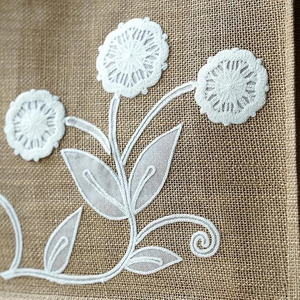 批发便宜的天然粗麻布亚麻黄麻手提袋促销礼品婚礼 - Product Image 5