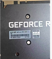 Carte graphique de jeu d'occasion RTX 3070 Ti OEM GDDR6 avec refroidissement par ventilateur pour ordinateur de bureau, sorties PCIe 3.0 X16 VGA+DVI
