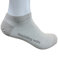 Chaussettes conductrices antibactériennes et anti-radiation en fibre d'argent avec protection EMI de qualité militaire pour électriciens