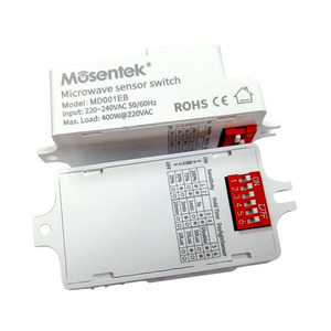 Cảm Biến Chuyển Động Vi Sóng Điều Chỉnh Được 5.8GHz Công Tắc Cảm Biến Chuyển Động Radar Doppler Có Công Tắc <span class=keywords><strong>DIP</strong></span> Cho Đèn MD001EB - Product Image 4