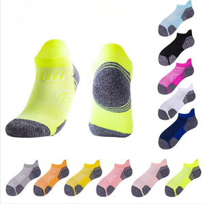 ถุงเท้าวิ่งกีฬาบุนวมผ้าฝ้ายแบรนด์ตามสั่งถุงเท้าแบดมินตันติดข้อเท้าแห้งติดโลโก้ได้ตามต้องการ - Product Image 2