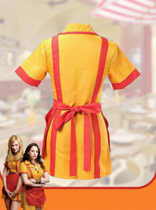 Disfraz de Halloween para Mujer Adulta, Disfraz de Camarera de la Serie Broke Girls, Disfraz de Max Caroline, Traje con Delantal de Poliéster RMOV-005 Disponible - Product Image 3