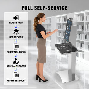 スマート図書館機器 セルフサービス書籍貸出・返却キオスク セルフサービス図書館キオスク RFID図書館管理 - Product Image 4