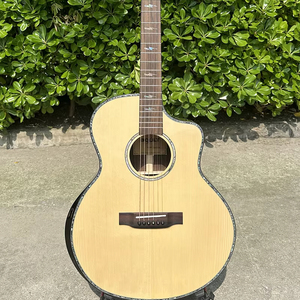 Guitare acoustique de marque très vendue, entièrement en épicéa massif (table, dos et flancs), avec accoudoir et cutaway, pour fingerstyle - Product Image 1