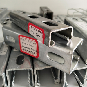 Canale a C Unistrut 41x41 Pre-galvanizzato e Zincato a Caldo, Supporto in Acciaio Facile da Installare, 18 Anni di Esperienza di Fabbrica - Product Image 1