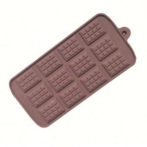 Moldes de Silicona Ecológicos para Chocolate con Forma de Waffle de 12 Cavidades, Muestra Gratuita de Fábrica, Molde de Silicona para Resina OEM/ODM - Product Image 3