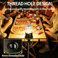 Lampe de poche d'urgence portable pour la maison, affichage numérique du niveau de la batterie, éclairage LED multifonction, lampe de camping rechargeable