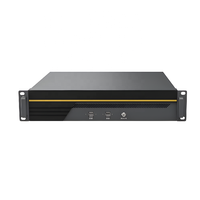 Ordinateur industriel 2U PfSense 6 Firewall Appliance C612 Xeon E5-2650V4 2.5G Nics 12 USB 6COM PCI-E 3.0 16X Mini Routeur PC Stock