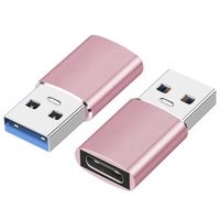 Adaptador USB A a USB C de 10 Gbps con Carga Rápida de 100 W y Sincronización de Datos, Conector Hembra Tipo C a Macho USB para Computadora