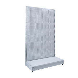 Vente au détail/OEM/Odm 30/60 fond de panier perforé 500H * 1200W présentoirs en panneau perforé en acier debout pour supermarché et magasins de détail - Product Image 2