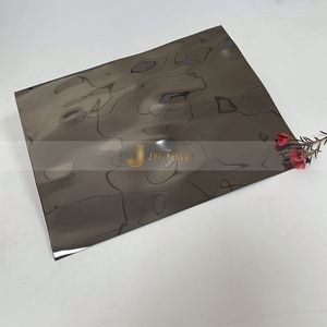 ANN036 Serie 300, Panel Metálico Ondulado con Recubrimiento PVD ASTM, Opciones de Color Dorado/Negro/Champán para Proyectos de Diseño de Interiores de Alta Gama - Product Image 1