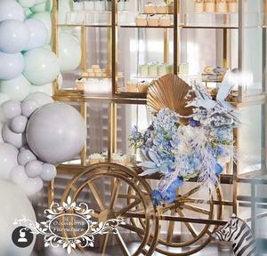 Rvs <span class=keywords><strong>Gold</strong></span> Winkelwagen Snoep Zoete Winkelwagen Gemaakt Door Gelegenheden Meubels - Product Image 2