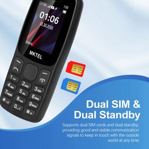 Teléfono Básico con Teclado, Pantalla de 1.77 Pulgadas, Teclado Android, Cámara, Doble SIM, Doble Modo de Espera - Product Image 4