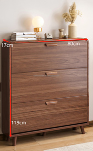 Fullsummer <span class=keywords><strong>ตู้</strong></span><span class=keywords><strong>รองเท้า</strong></span>ถังเอียงบางเฉียบสไตล์ทันสมัย - Product Image 6
