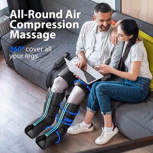 CINCOM-masajeador de piernas completo, botas de compresión de aire, con calor para la circulación - Product Image 2