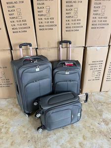 Ensemble de valises 3 pièces en tissu souple EVA, 20/24/28 pouces, avec logo personnalisé, idéal pour les voyages – Prix usine - Product Image 3