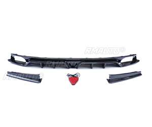 <b>Car</b> Rear Bumper Lip <b>Diffuser</b> Spoiler Glossy Black <b>Car</b> Accessories <b>for</b> Honda 11th Gen Civic Sedan 2022 Bumper Protector Body Kit - Product Image 6