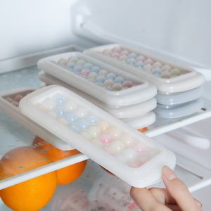 A2452 Mini bandeja de <span class=keywords><strong>hielo</strong></span> pequeña, molde de pegamento de cristal esférico tridimensional, molde de bola de caramelo de gota de agua de plástico PP para hockey sobre <span class=keywords><strong>hielo</strong></span> - Product Image 3